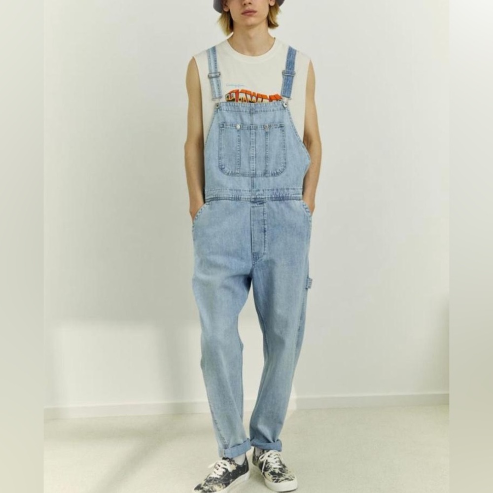Urban Outfitters BDG Baggy Denim Overall Jumpsuit jeans blue size 34